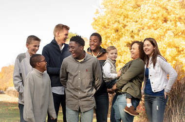 picture of Dirk Homeier and his family